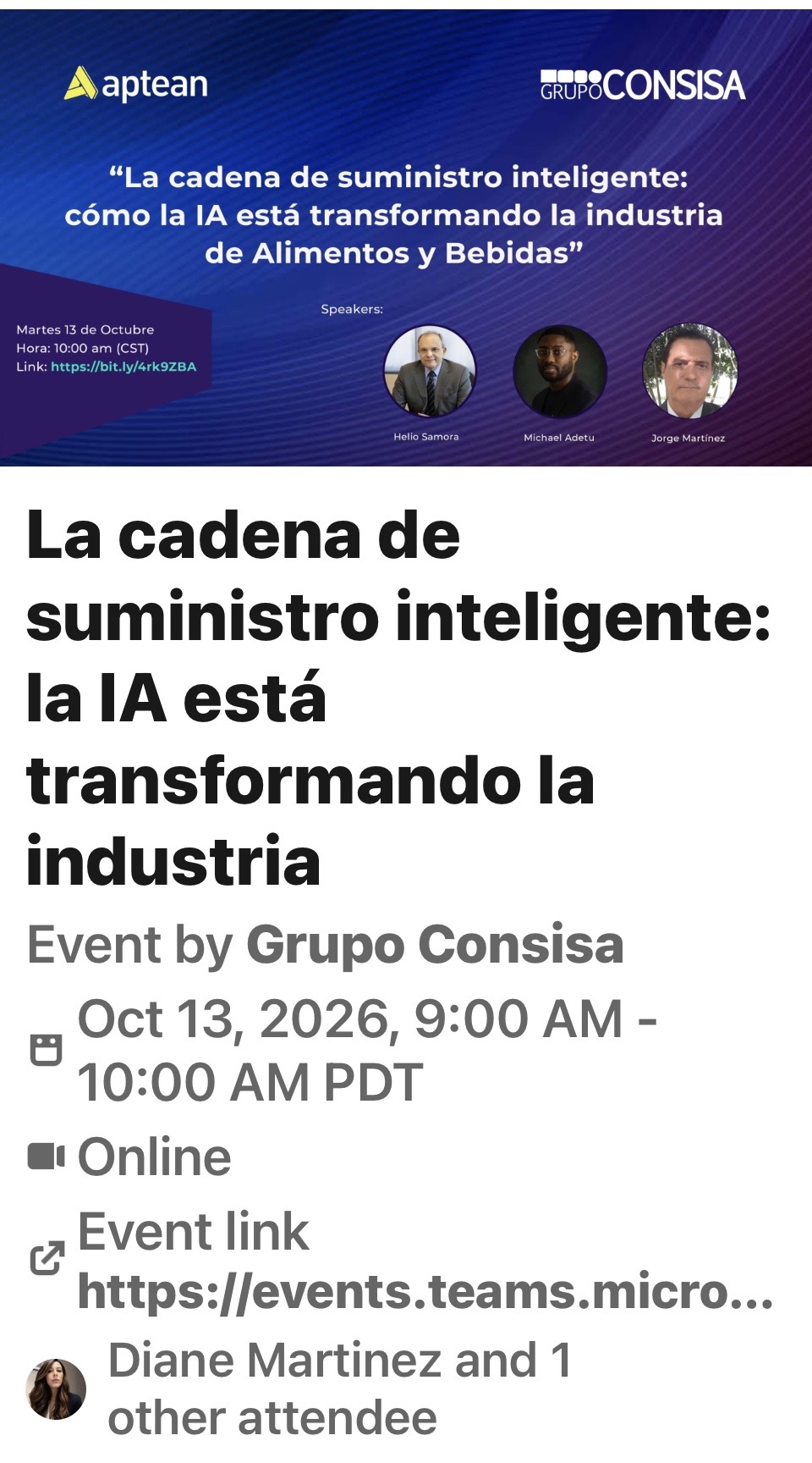 Aptean / Grupo Consisa logo